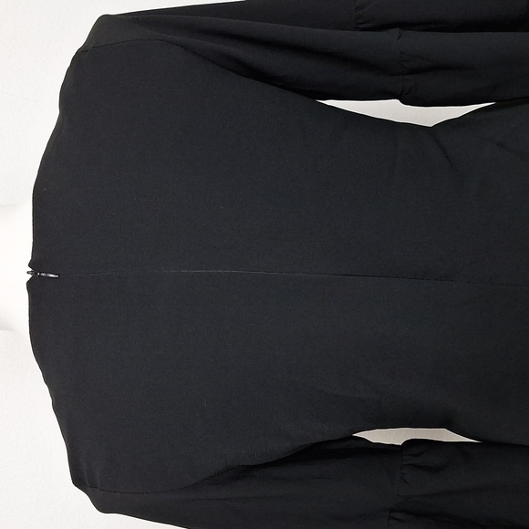 Belongsci Black Whimsigoth Fairy Ruffle Bell Sleeves V-Neck Dress XL - Picture 7 of 15